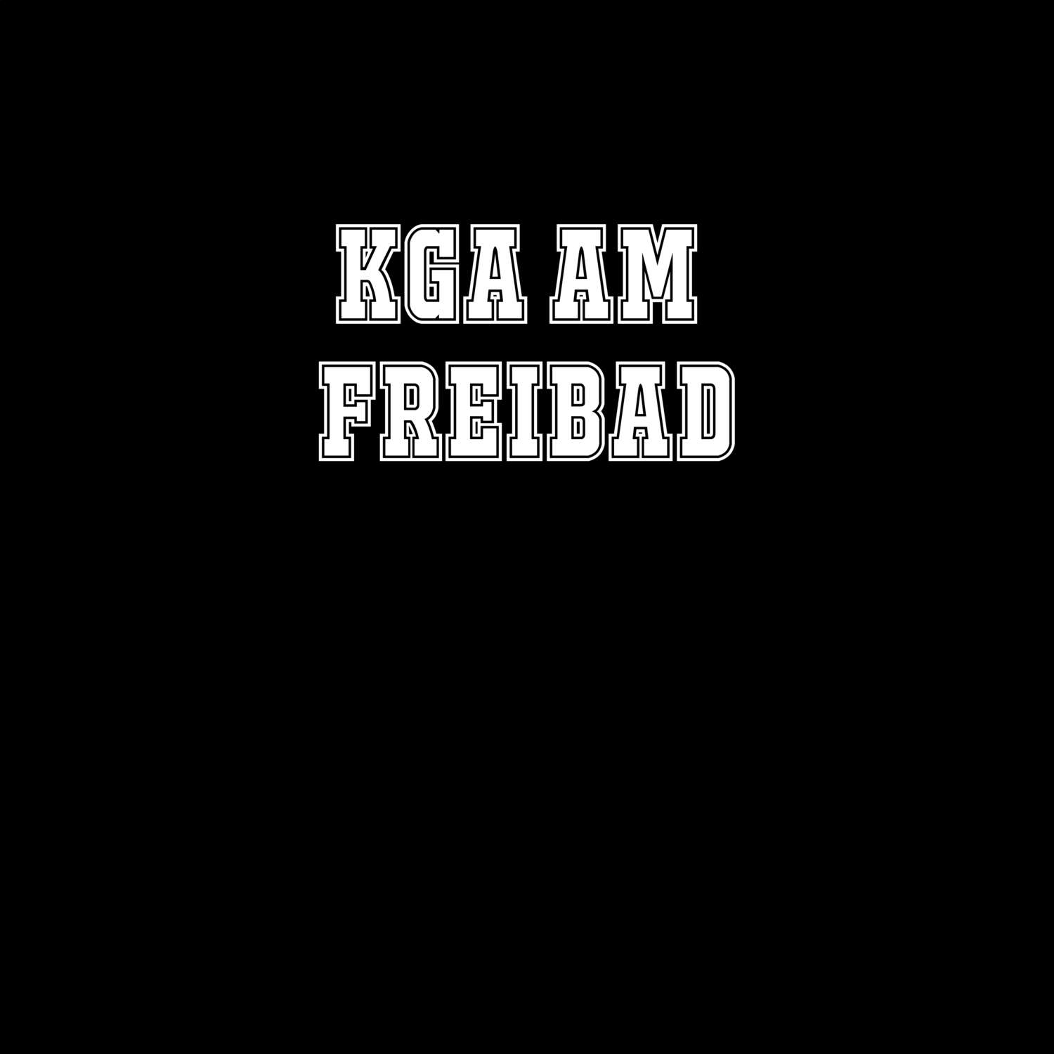 KGA Am Freibad T-Shirt »Classic«