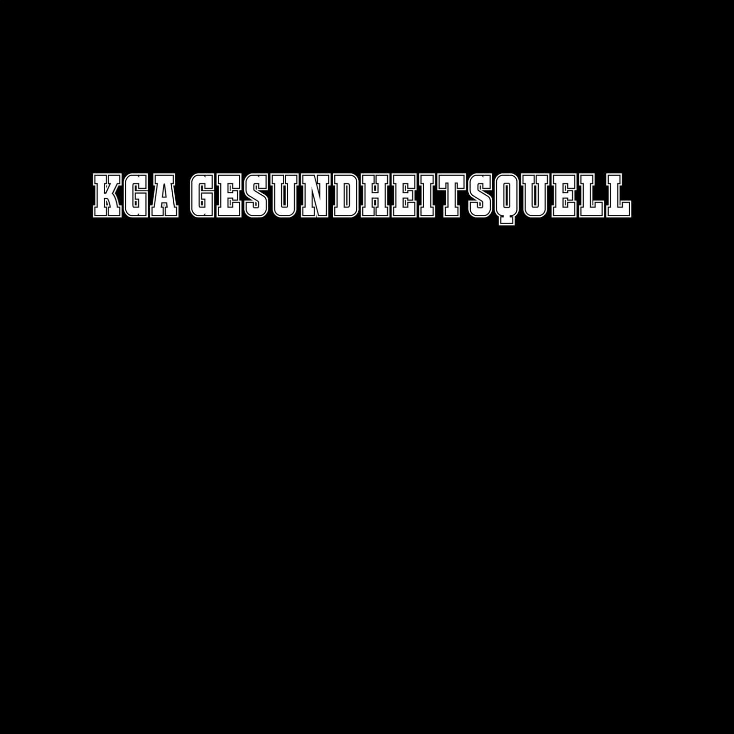 KGA Gesundheitsquell T-Shirt »Classic«