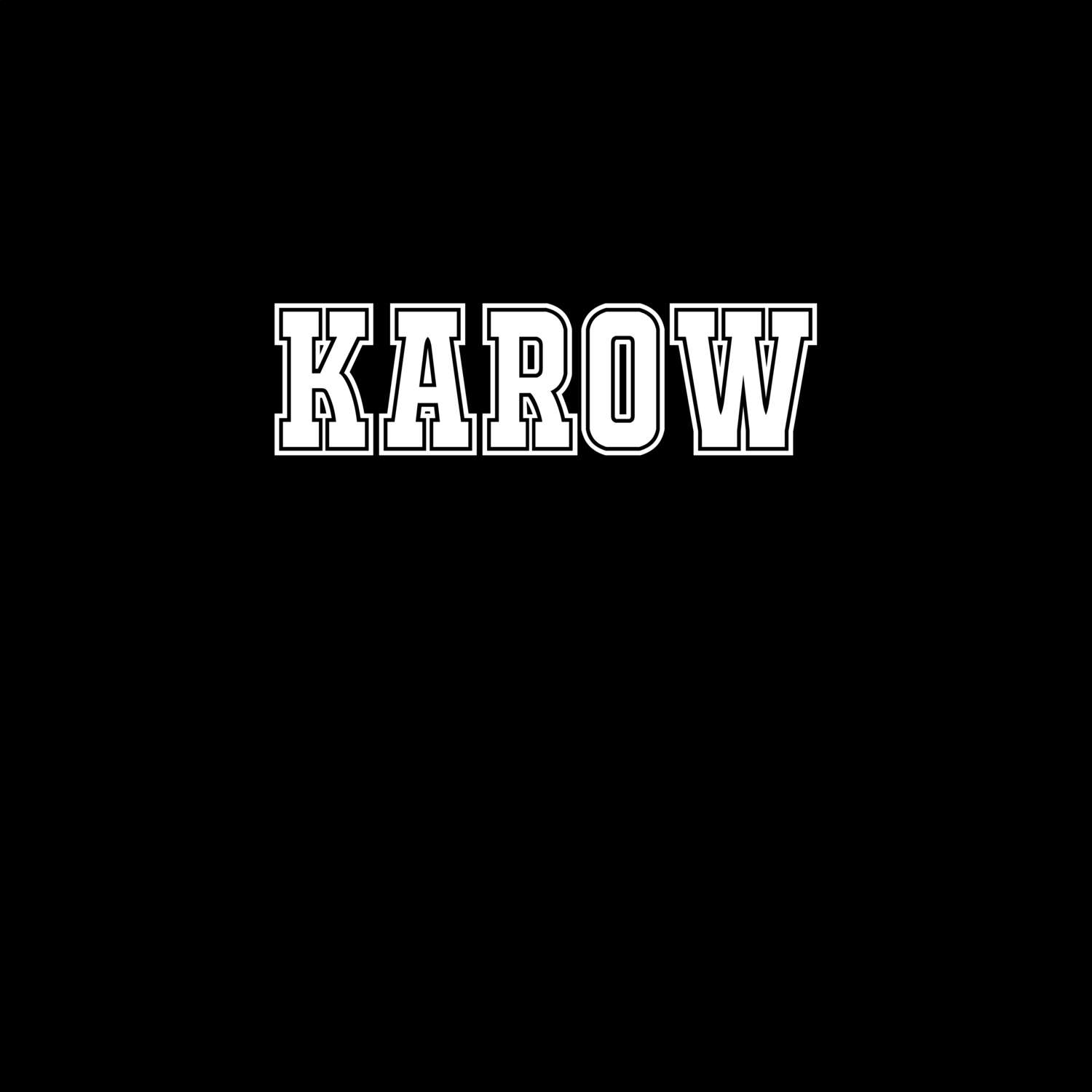 T-Shirt »Classic« für den Ort »Karow«