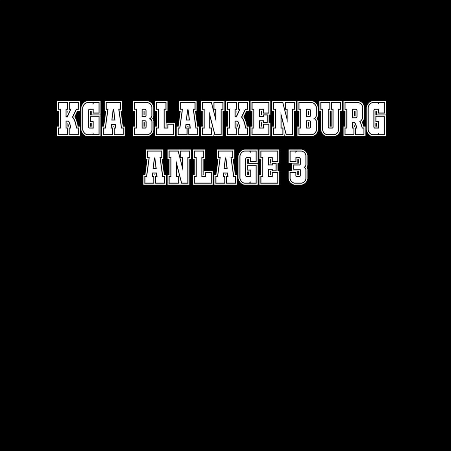 KGA Blankenburg Anlage 3 T-Shirt »Classic«