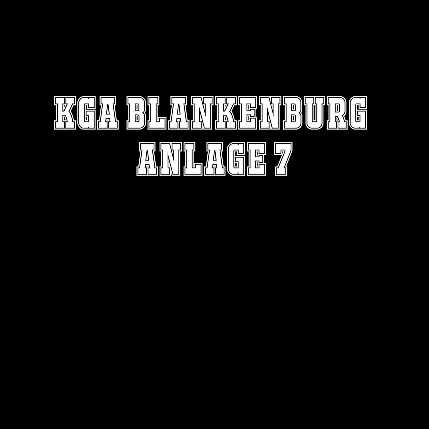 KGA Blankenburg Anlage 7 T-Shirt »Classic«