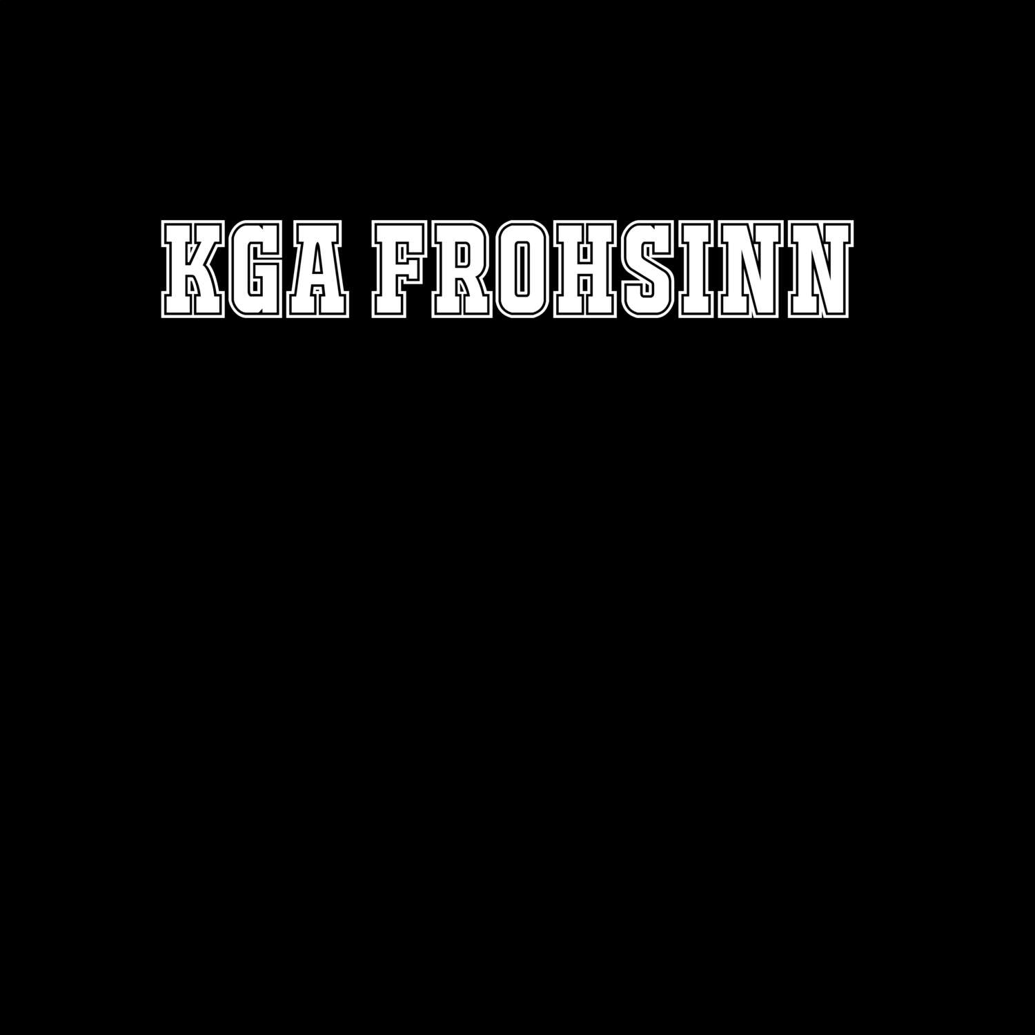 KGA Frohsinn T-Shirt »Classic«
