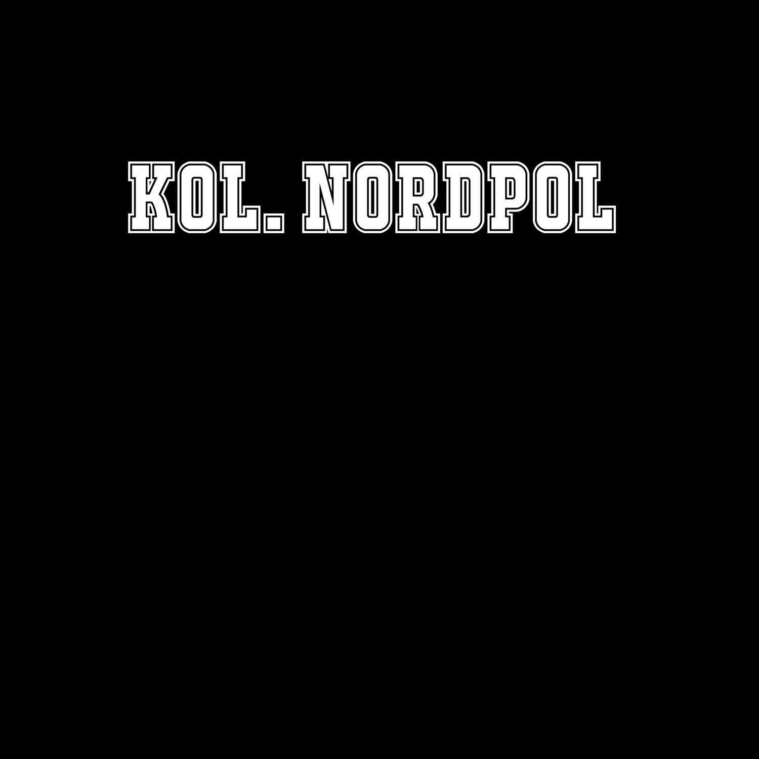 T-Shirt »Classic« für den Ort »Kol. Nordpol«