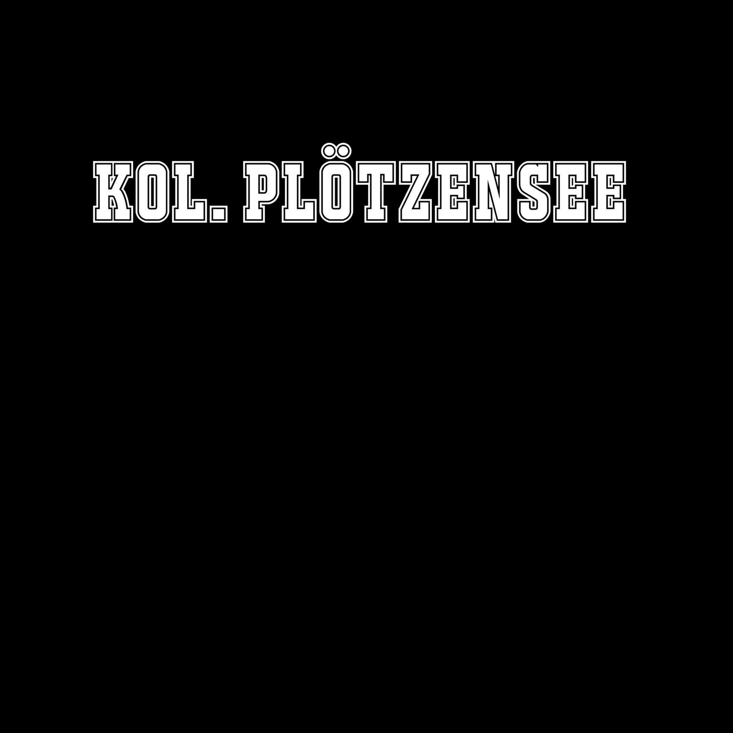 T-Shirt »Classic« für den Ort »Kol. Plötzensee«
