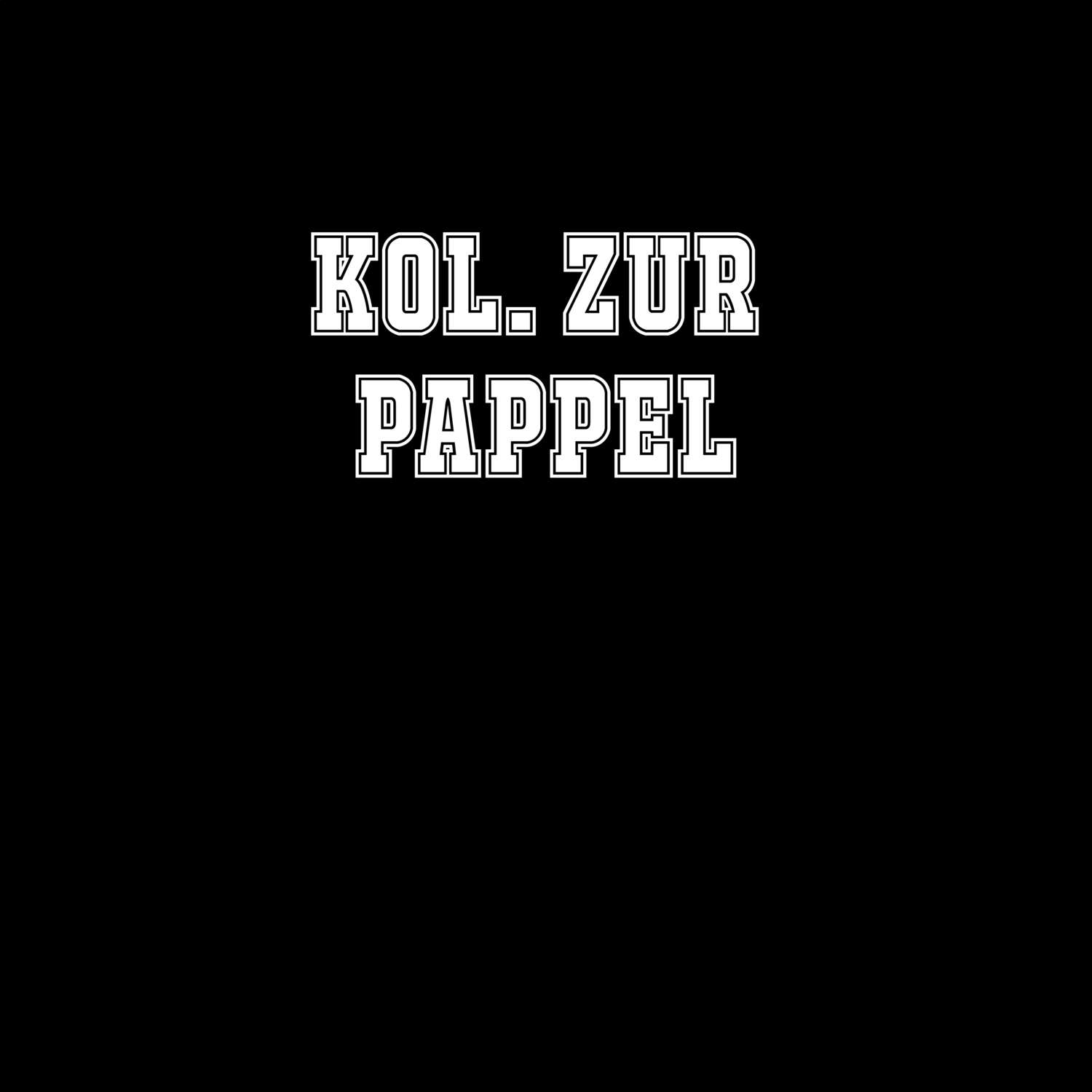 Kol. Zur Pappel T-Shirt »Classic«