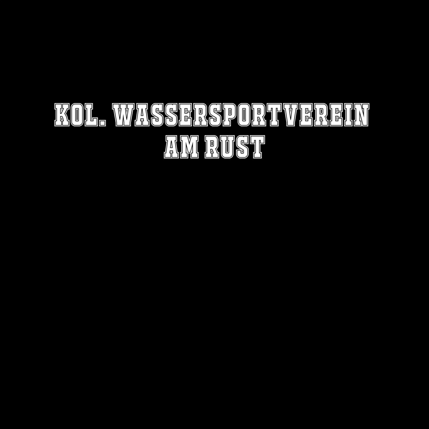 T-Shirt »Classic« für den Ort »Kol. Wassersportverein am Rust«