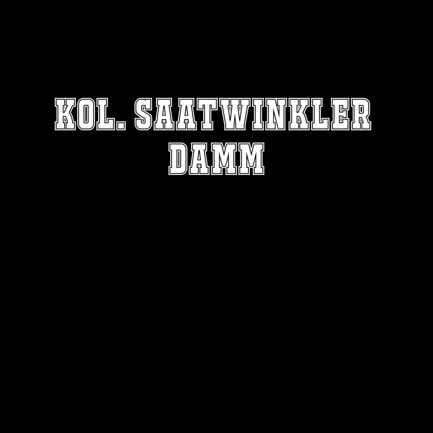 T-Shirt »Classic« für den Ort »Kol. Saatwinkler Damm«