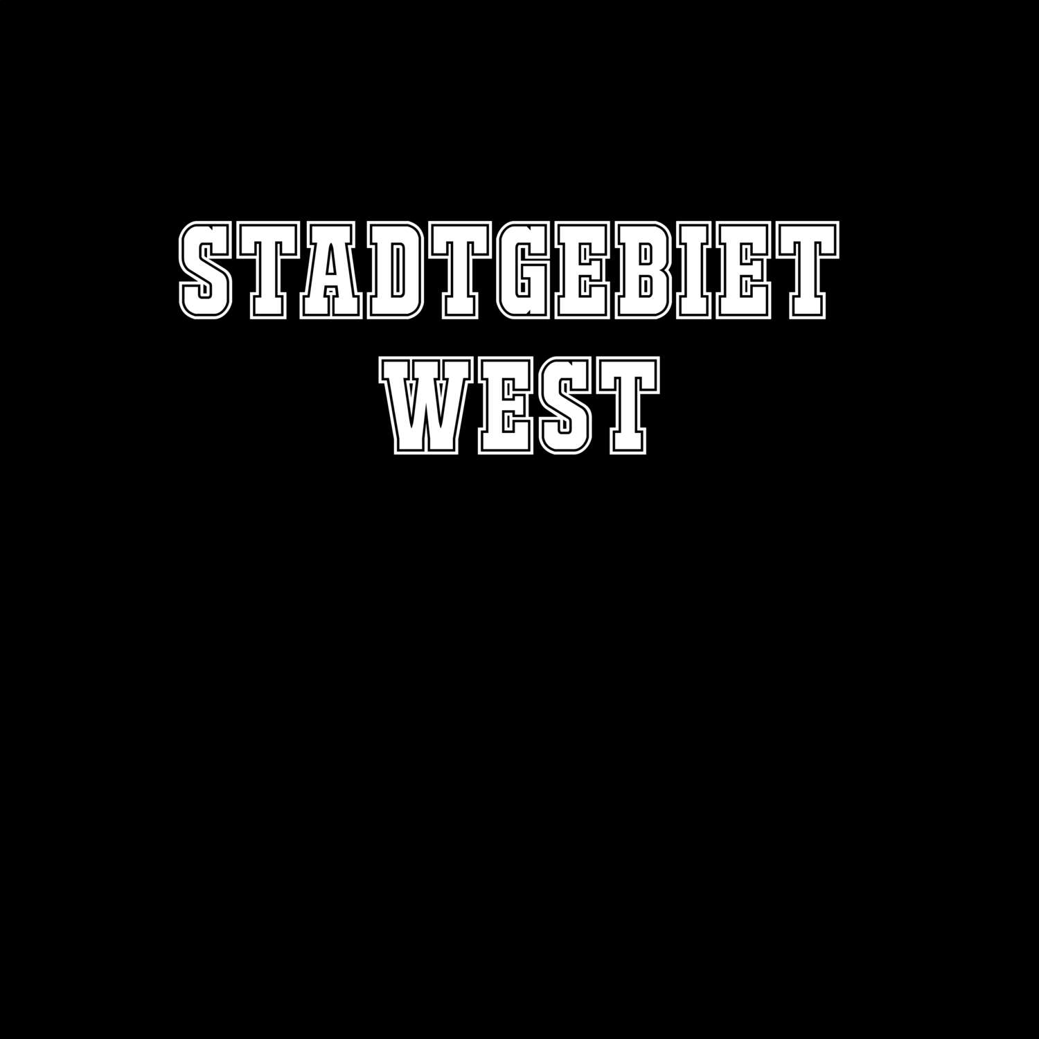 Stadtgebiet West T-Shirt »Classic«