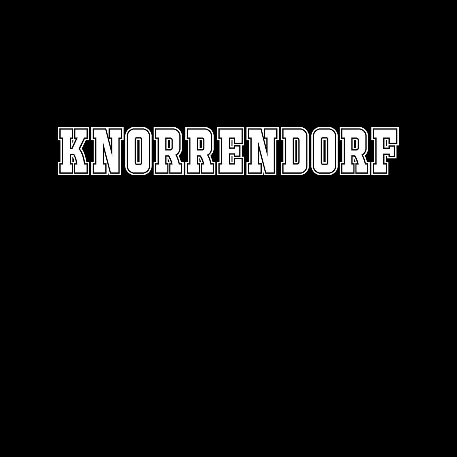 T-Shirt »Classic« für den Ort »Knorrendorf«