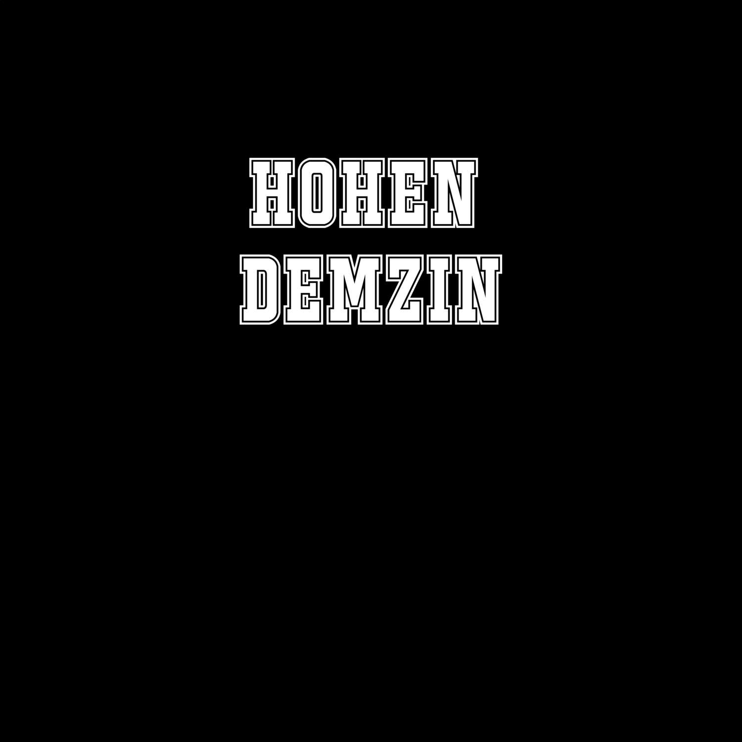 Hohen Demzin T-Shirt »Classic«