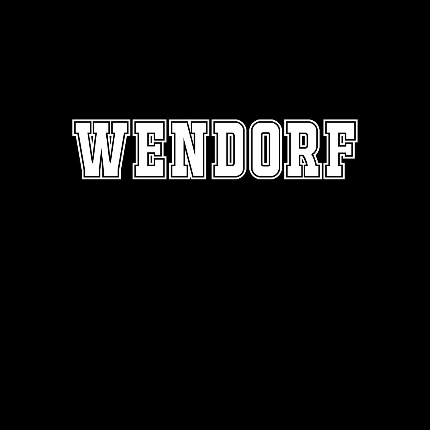 T-Shirt »Classic« für den Ort »Wendorf«