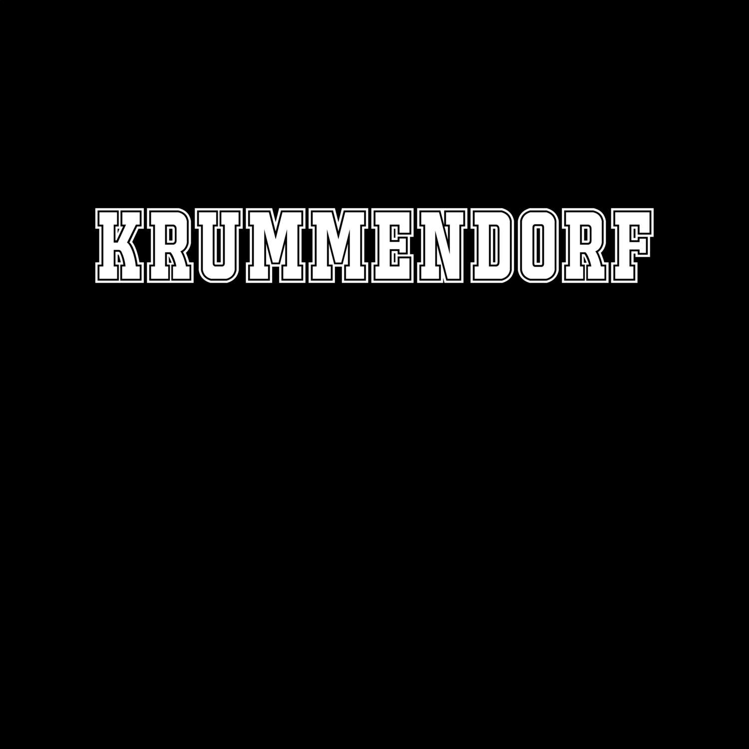 T-Shirt »Classic« für den Ort »Krummendorf«