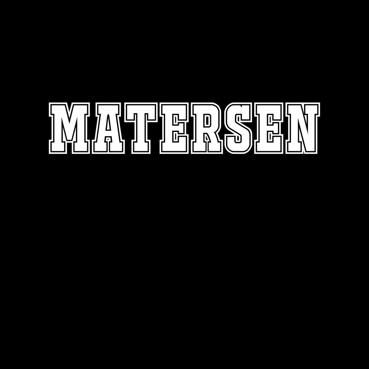 Matersen T-Shirt »Classic«