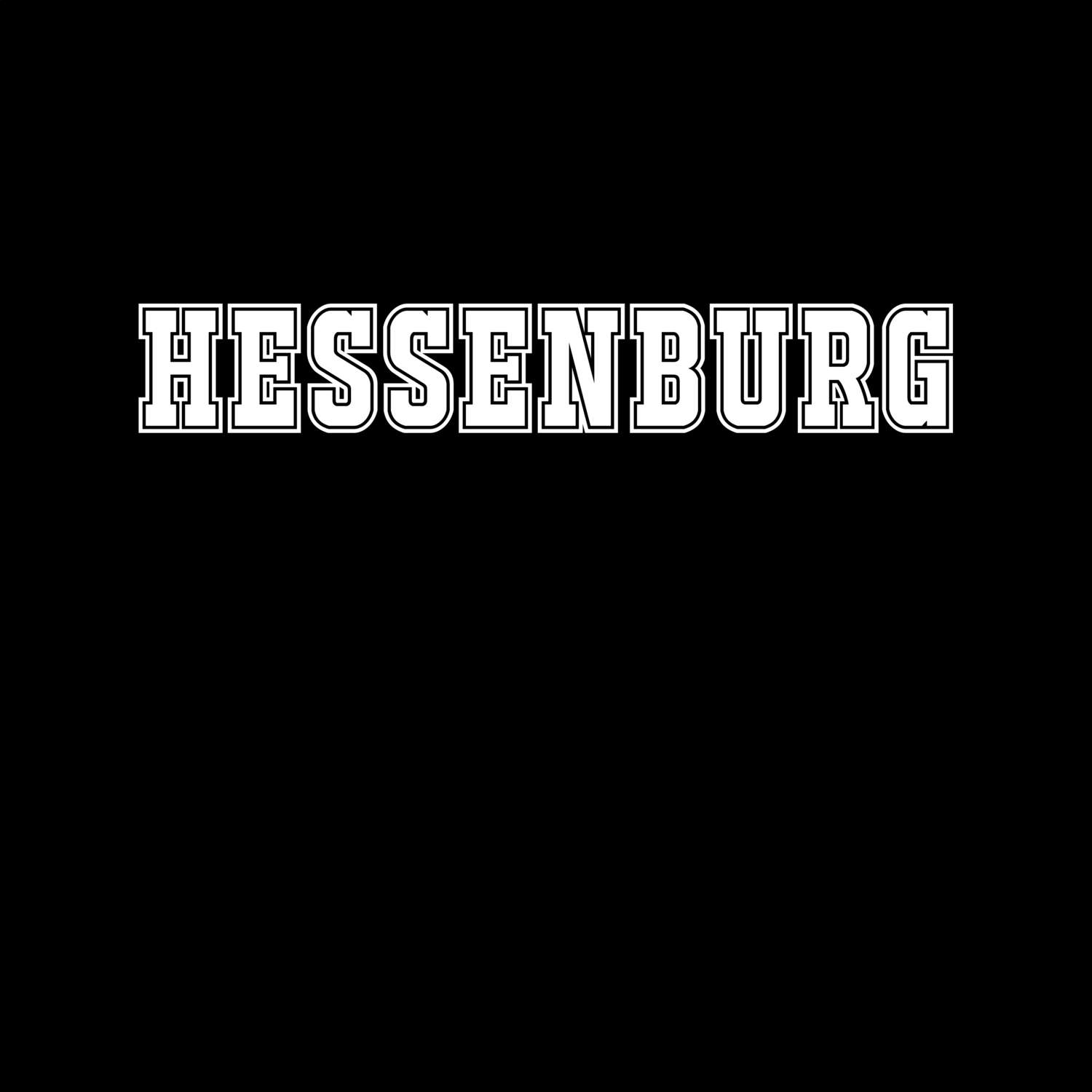 T-Shirt »Classic« für den Ort »Hessenburg«