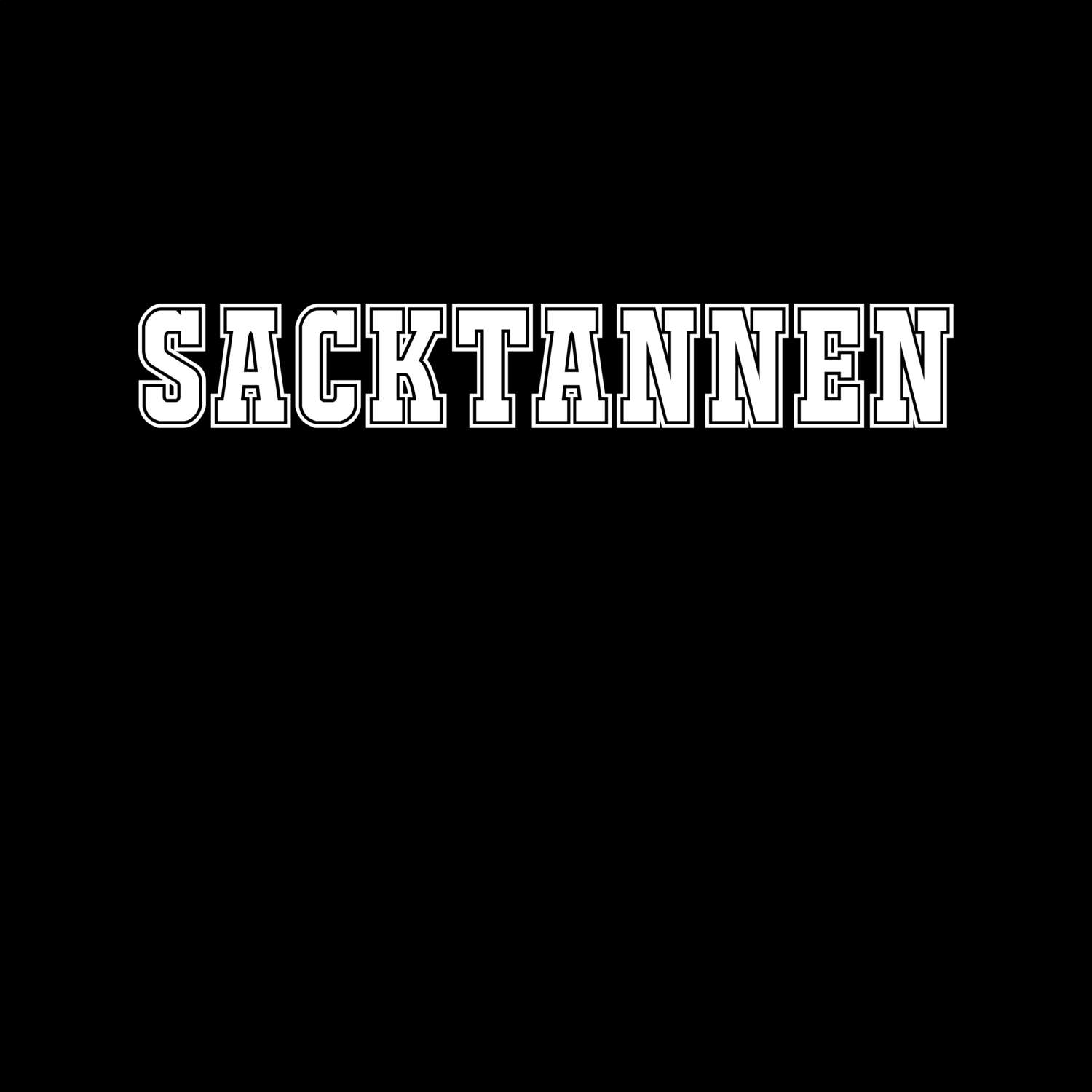 T-Shirt »Classic« für den Ort »Sacktannen«