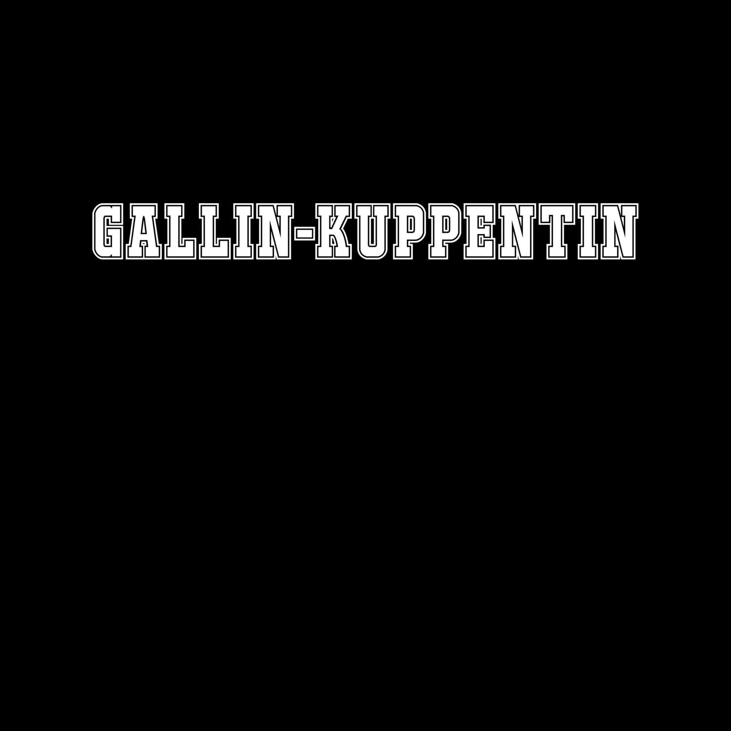 T-Shirt »Classic« für den Ort »Gallin-Kuppentin«