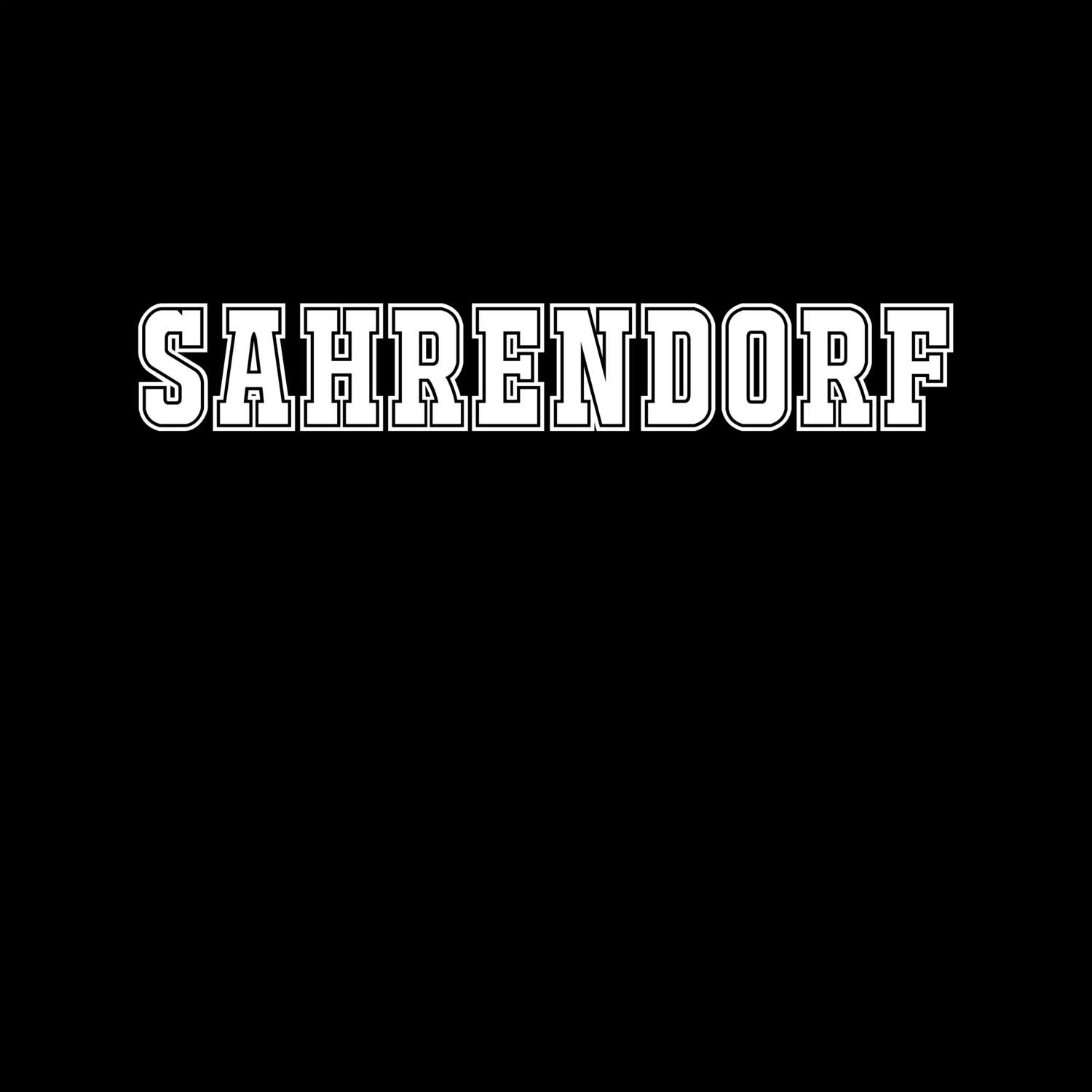 T-Shirt »Classic« für den Ort »Sahrendorf«