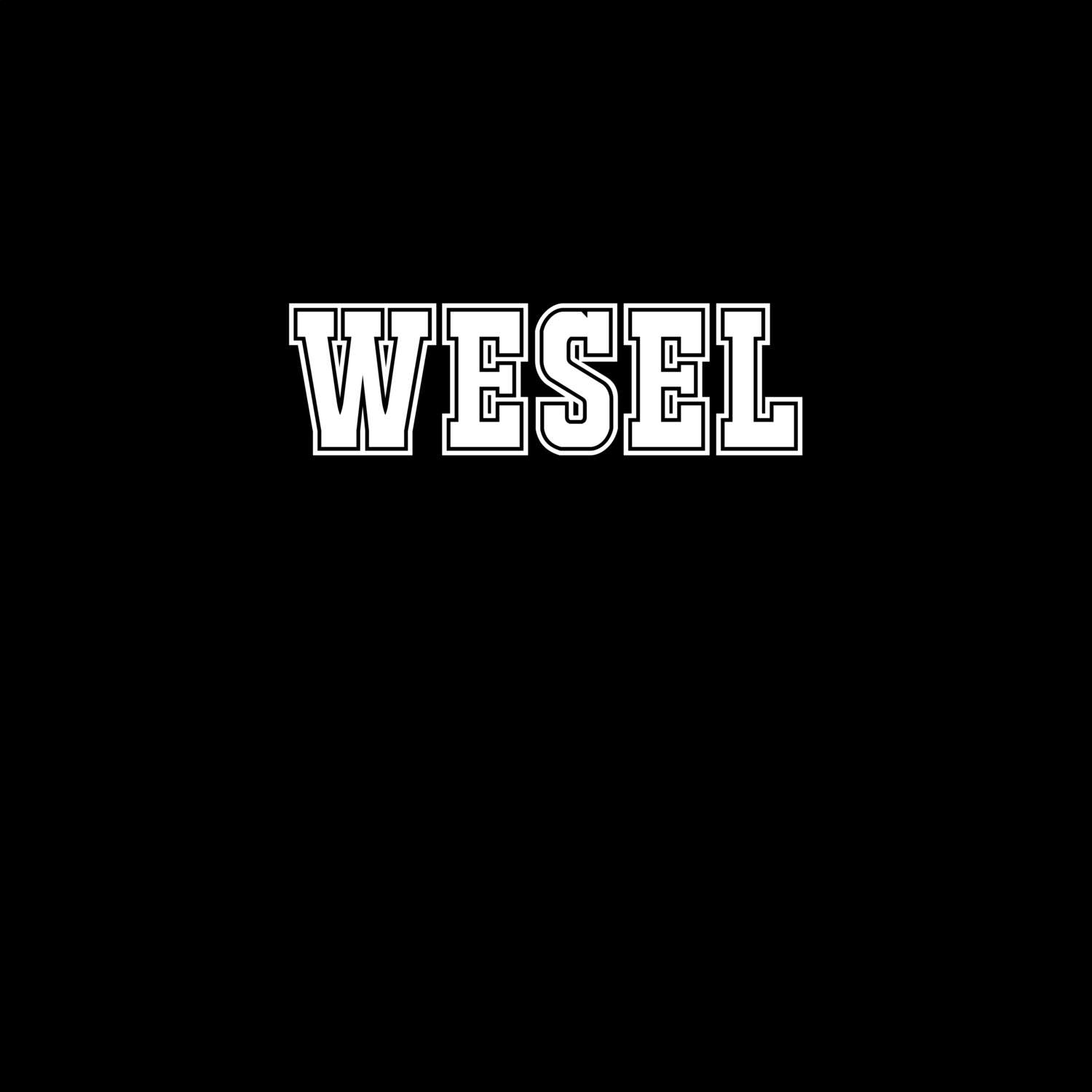 T-Shirt »Classic« für den Ort »Wesel«