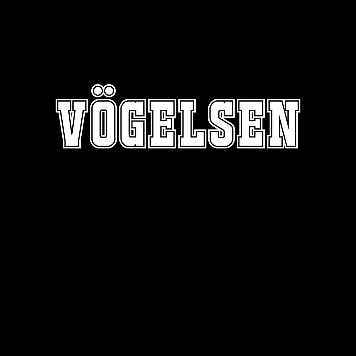 T-Shirt »Classic« für den Ort »Vögelsen«