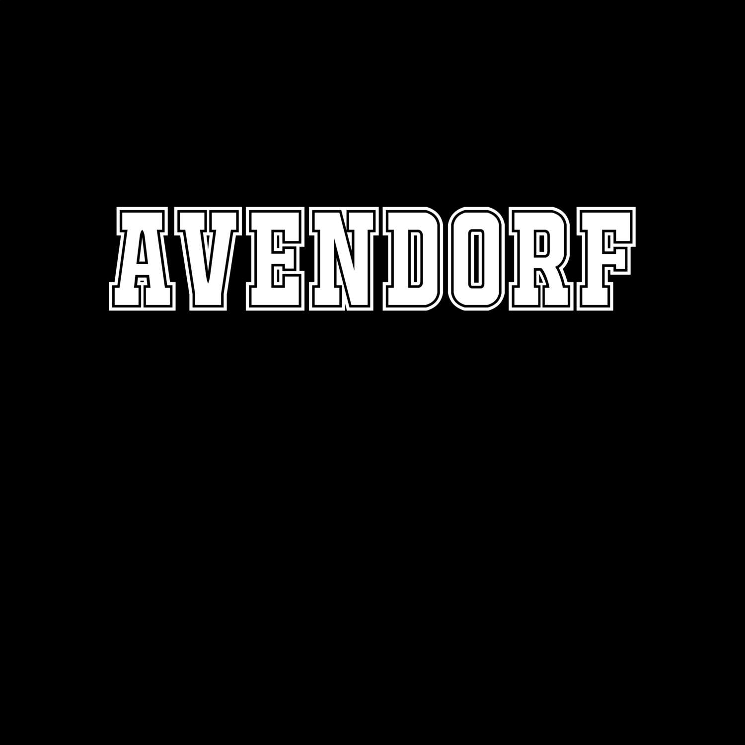 T-Shirt »Classic« für den Ort »Avendorf«