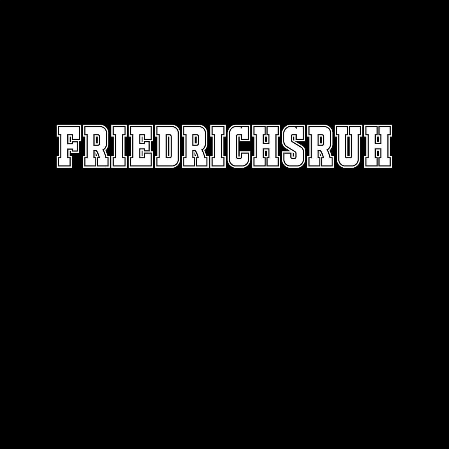 T-Shirt »Classic« für den Ort »Friedrichsruh«