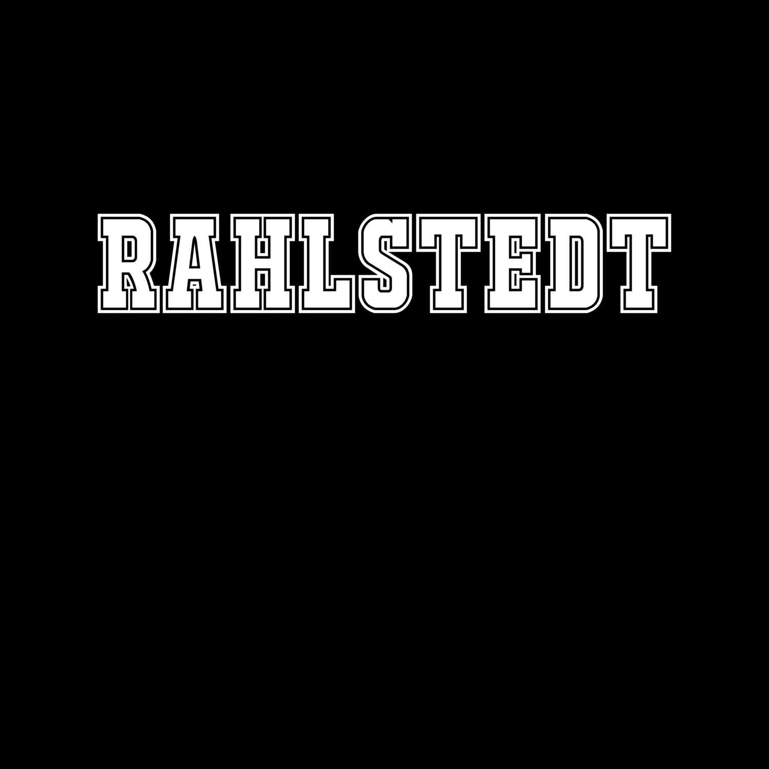 T-Shirt »Classic« für den Ort »Rahlstedt«