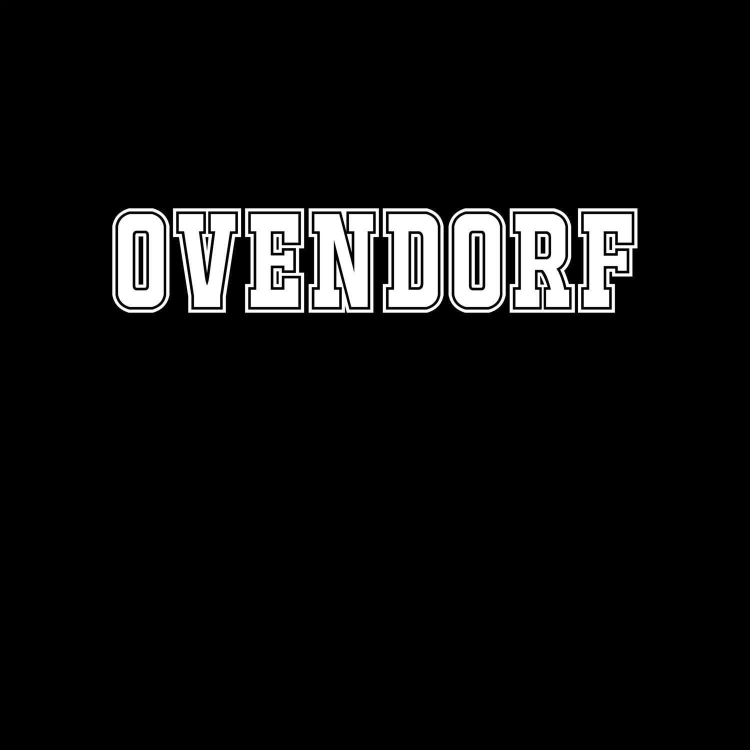 T-Shirt »Classic« für den Ort »Ovendorf«