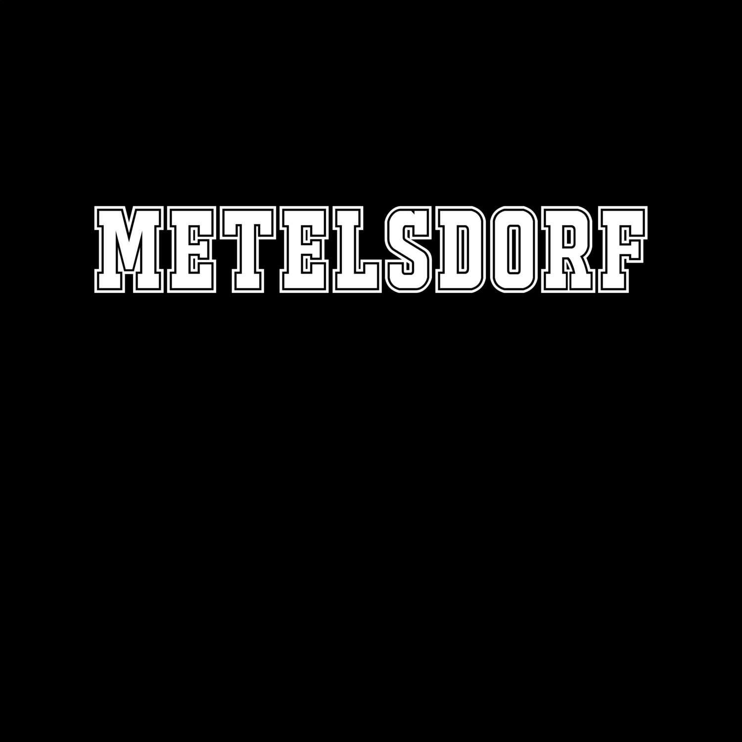 T-Shirt »Classic« für den Ort »Metelsdorf«