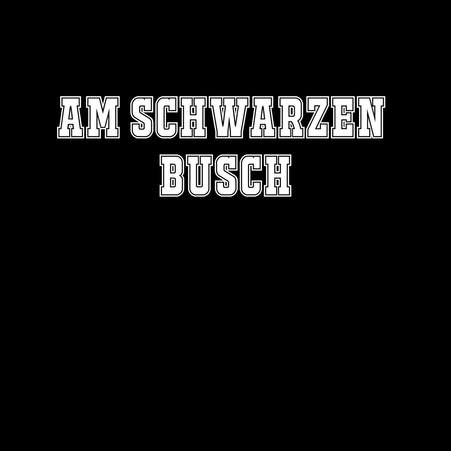 Am Schwarzen Busch T-Shirt »Classic«