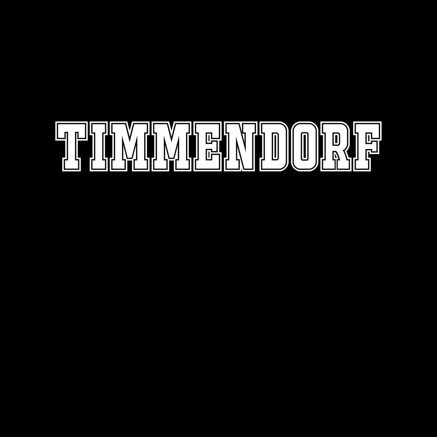 T-Shirt »Classic« für den Ort »Timmendorf«