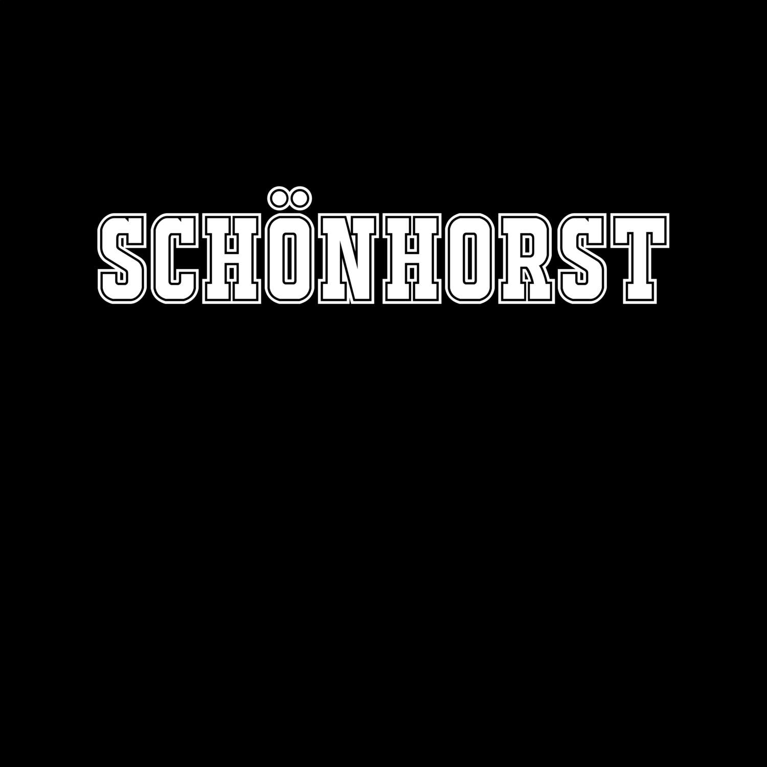 T-Shirt »Classic« für den Ort »Schönhorst«