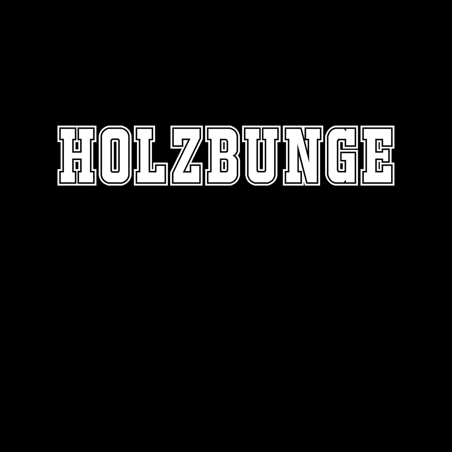 T-Shirt »Classic« für den Ort »Holzbunge«
