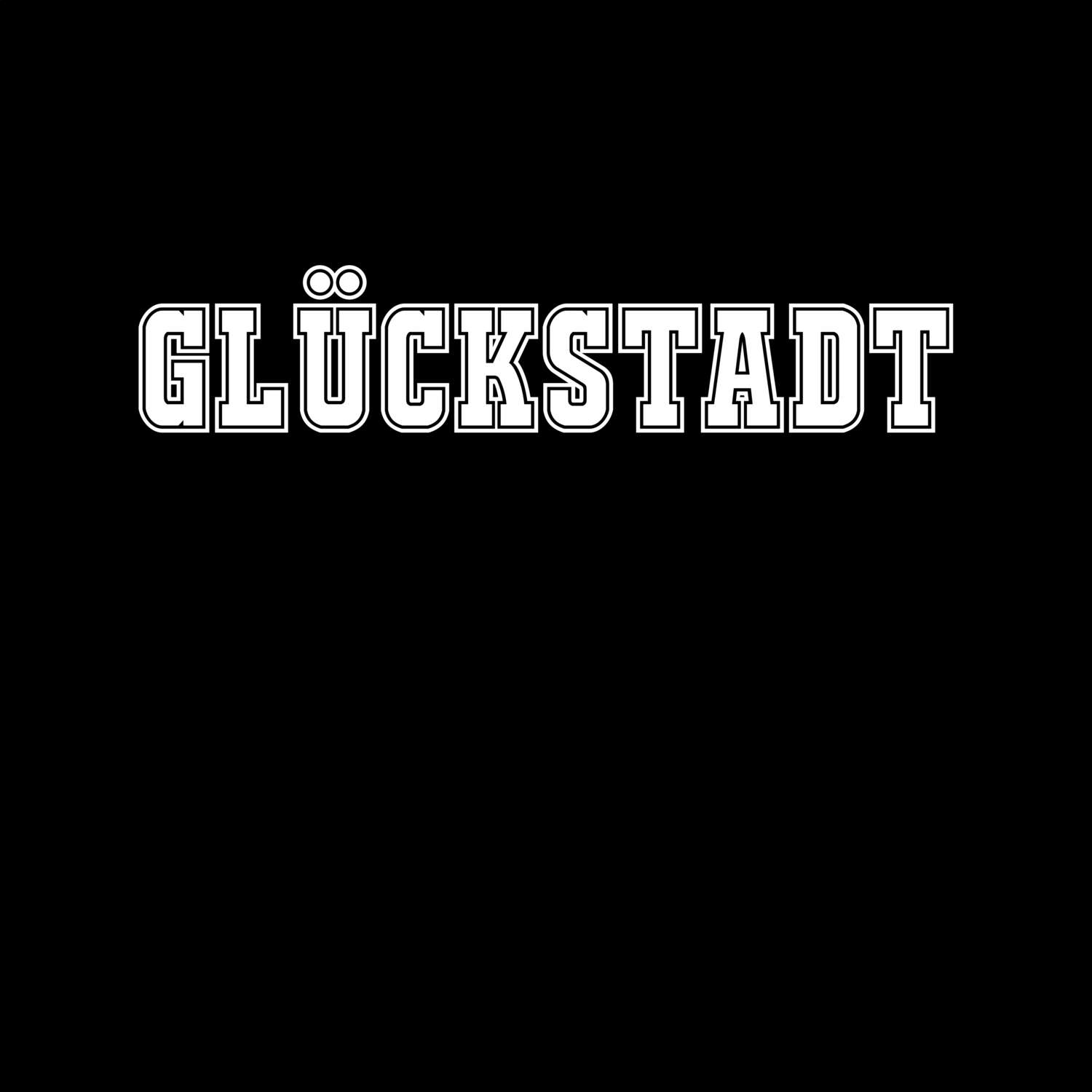 T-Shirt »Classic« für den Ort »Glückstadt«