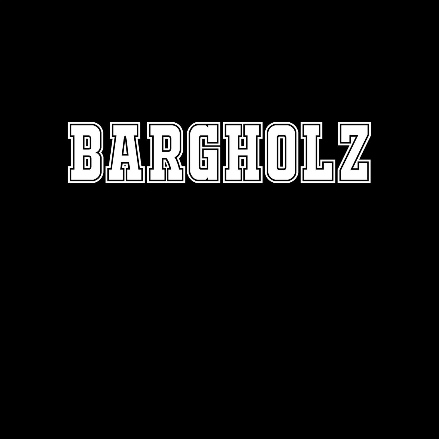 T-Shirt »Classic« für den Ort »Bargholz«