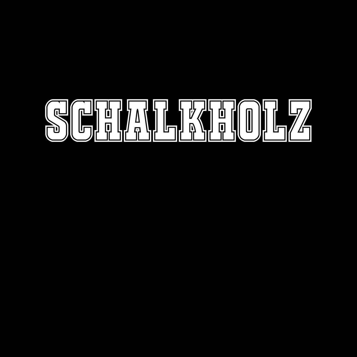 T-Shirt »Classic« für den Ort »Schalkholz«