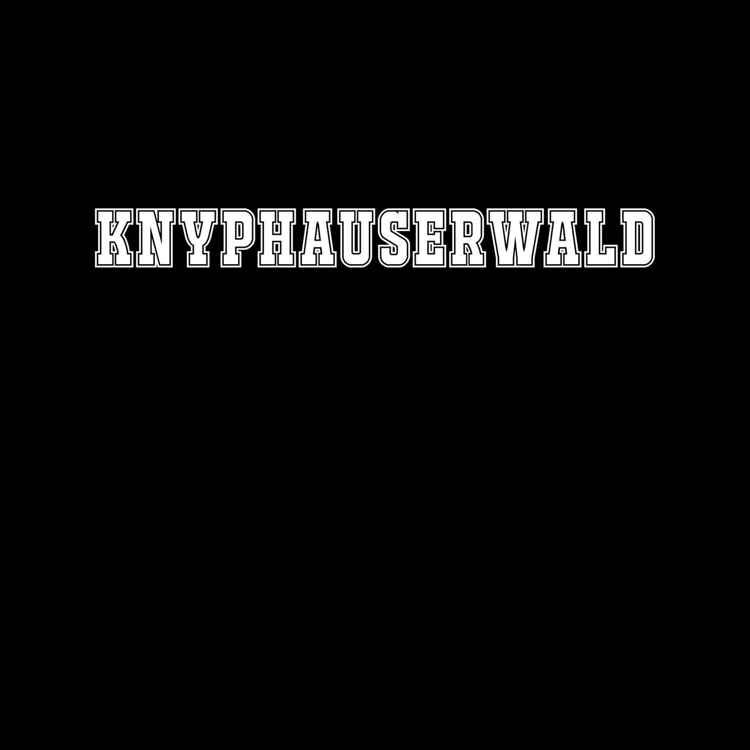 T-Shirt »Classic« für den Ort »Knyphauserwald«