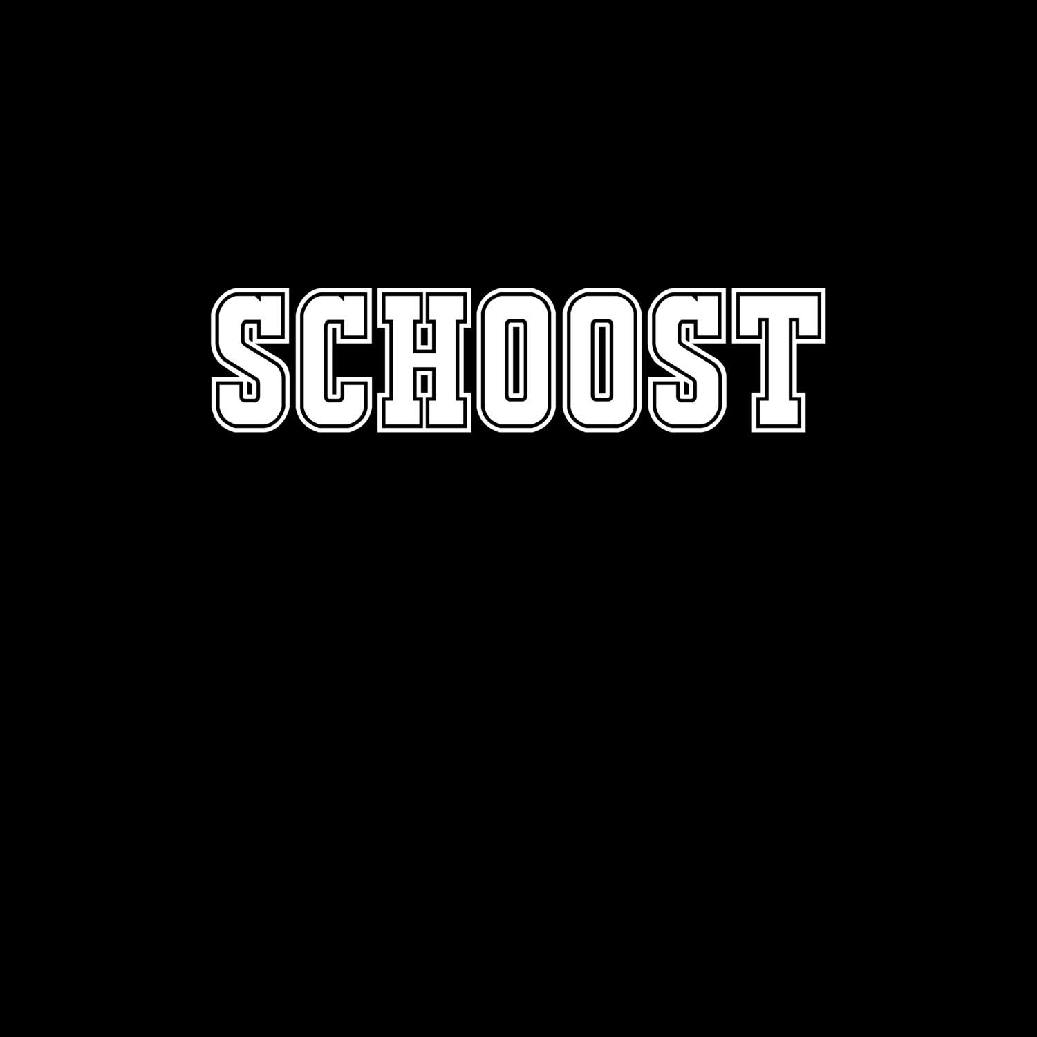 T-Shirt »Classic« für den Ort »Schoost«