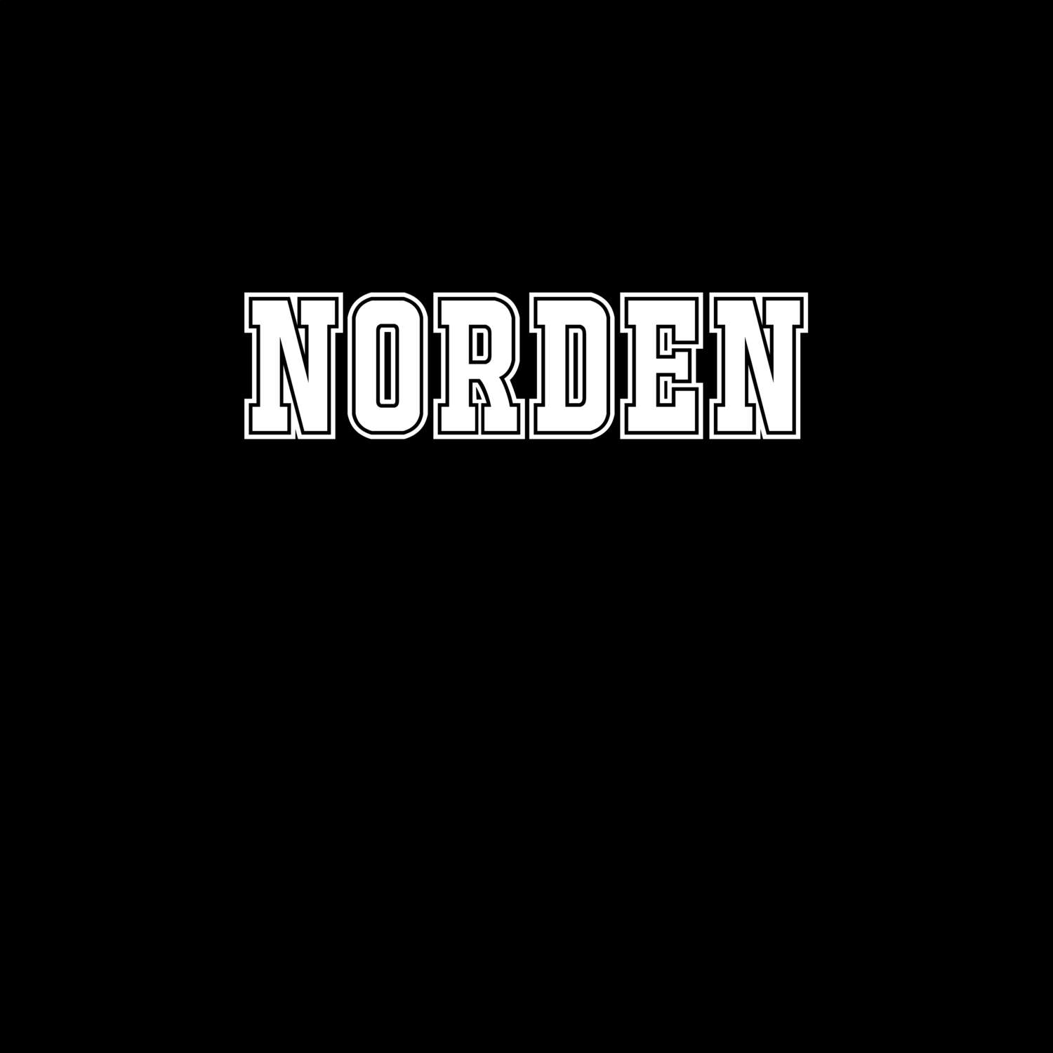 T-Shirt »Classic« für den Ort »Norden«