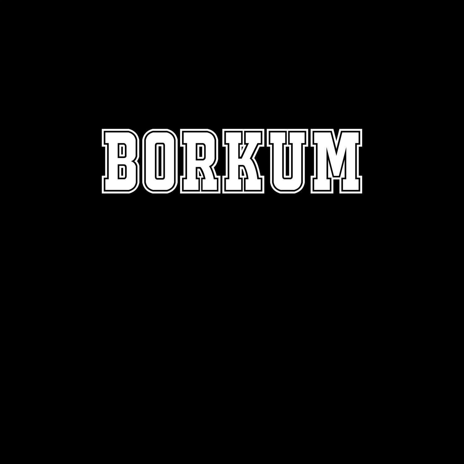 T-Shirt »Classic« für den Ort »Borkum«