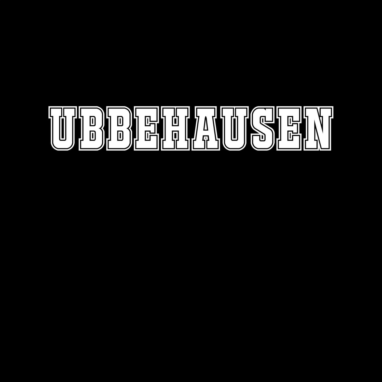 T-Shirt »Classic« für den Ort »Ubbehausen«