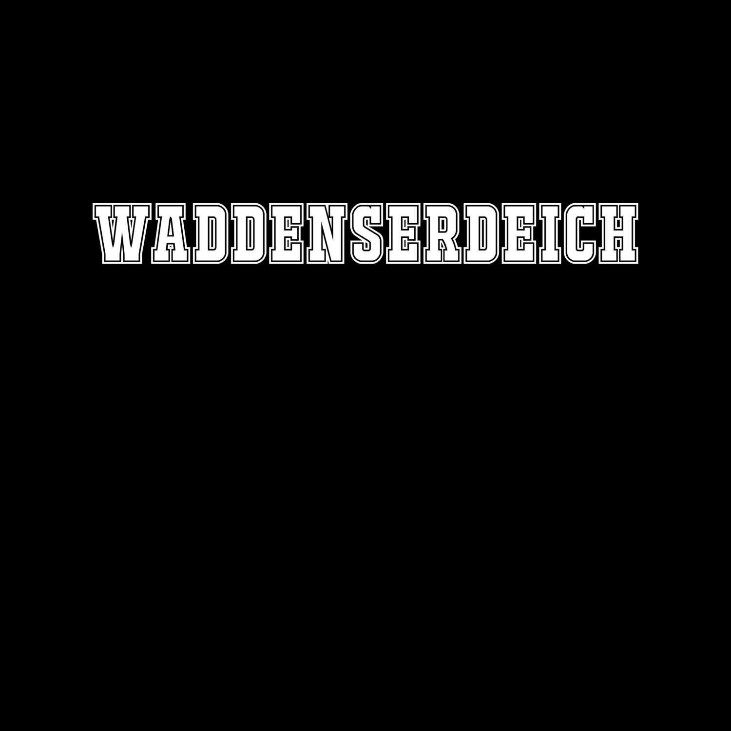 T-Shirt »Classic« für den Ort »Waddenserdeich«