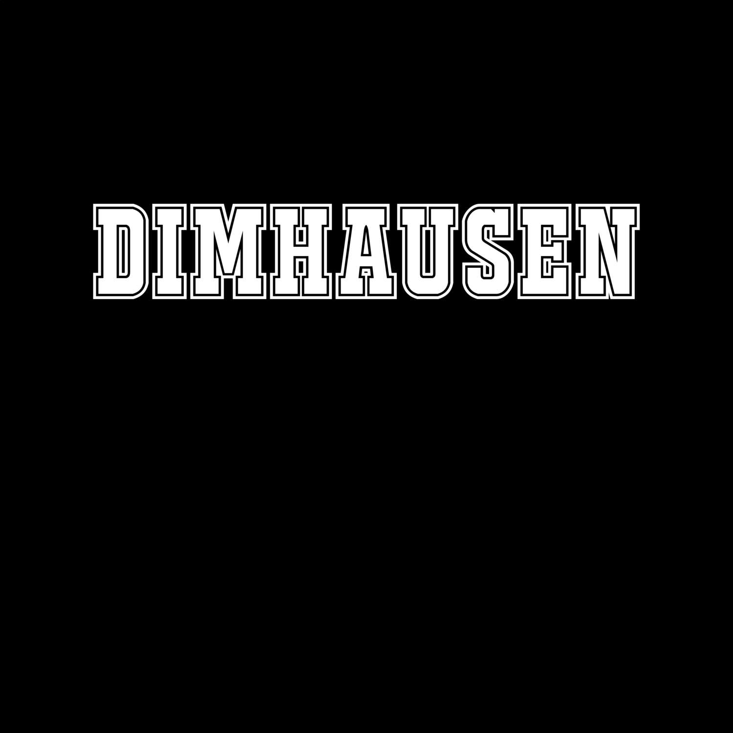 T-Shirt »Classic« für den Ort »Dimhausen«