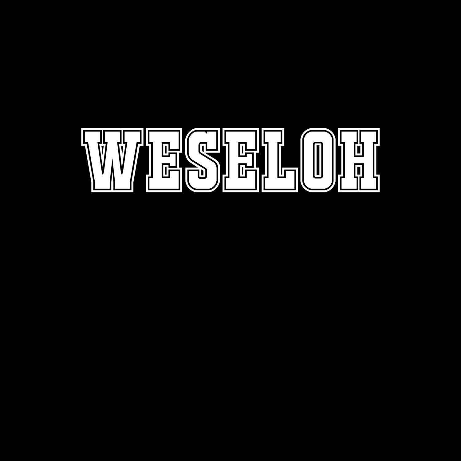 T-Shirt »Classic« für den Ort »Weseloh«