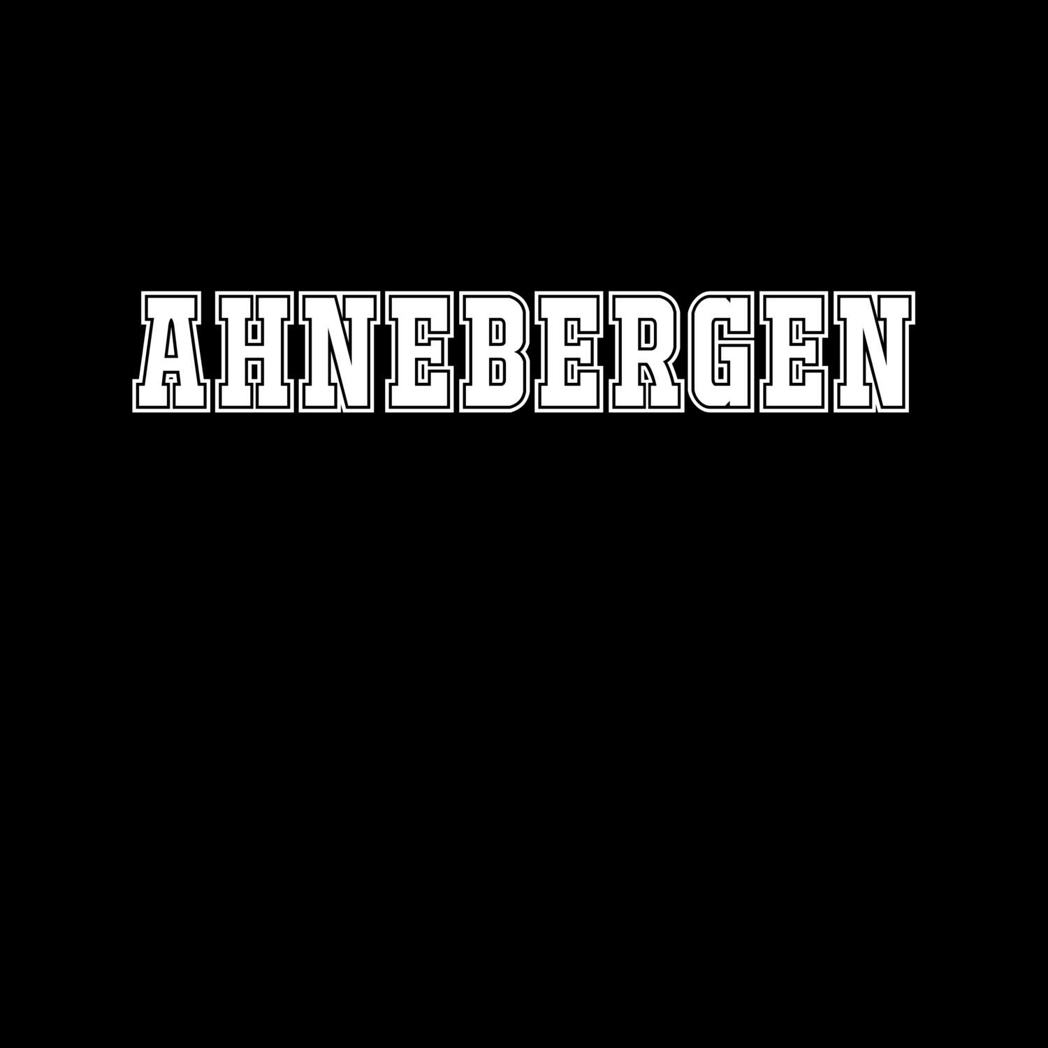 Ahnebergen T-Shirt »Classic«
