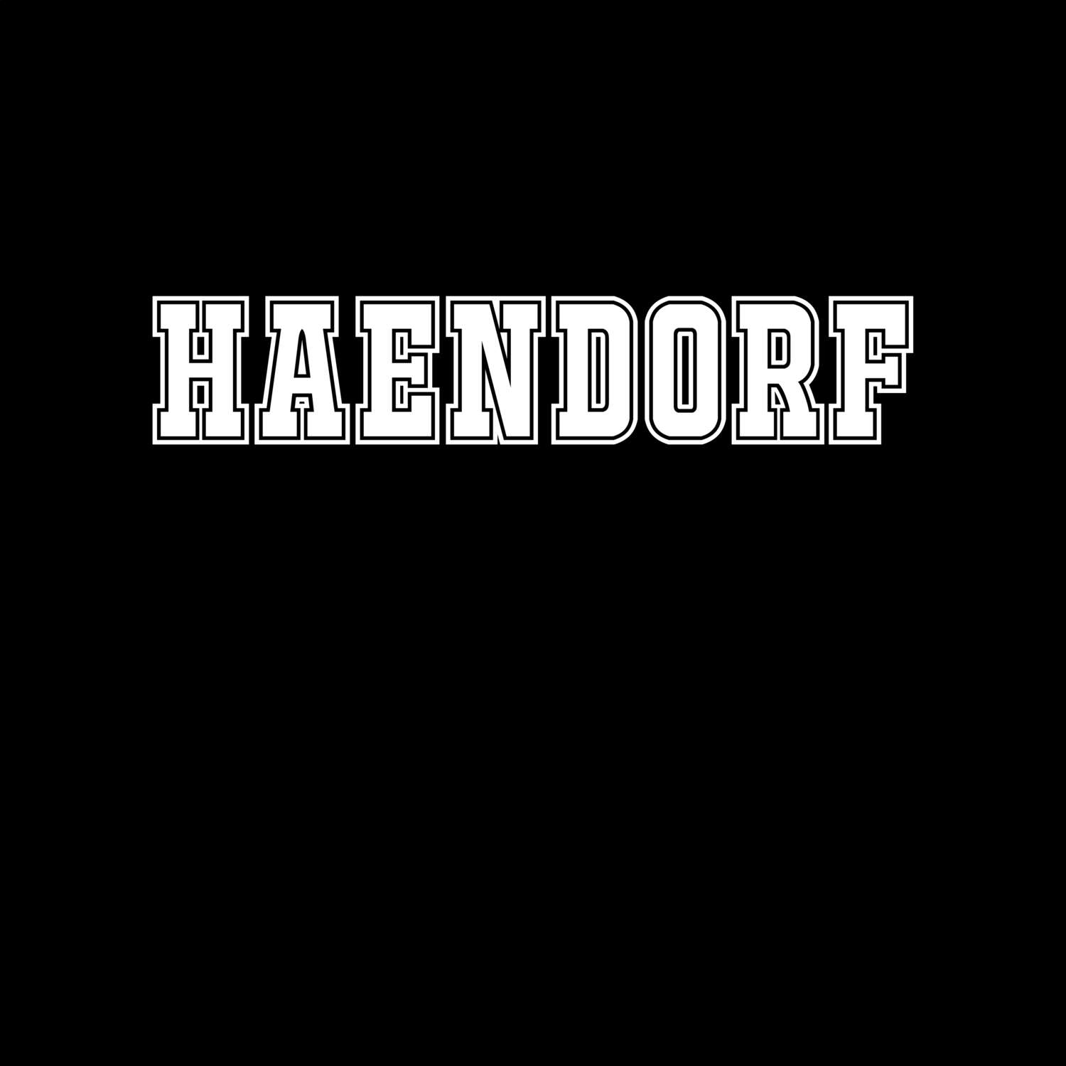 T-Shirt »Classic« für den Ort »Haendorf«