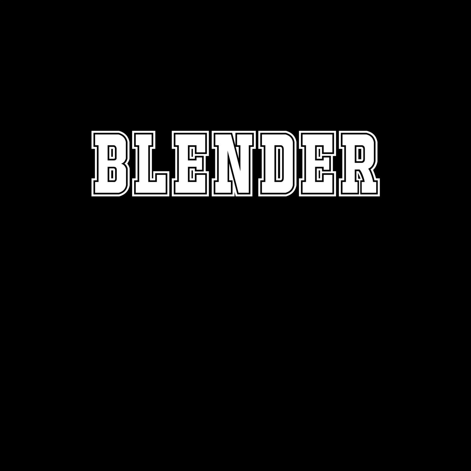 T-Shirt »Classic« für den Ort »Blender«