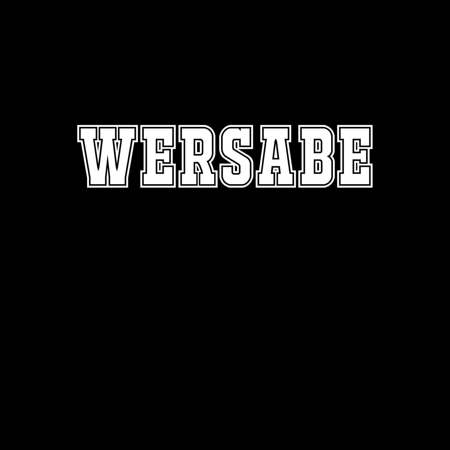 Wersabe T-Shirt »Classic«