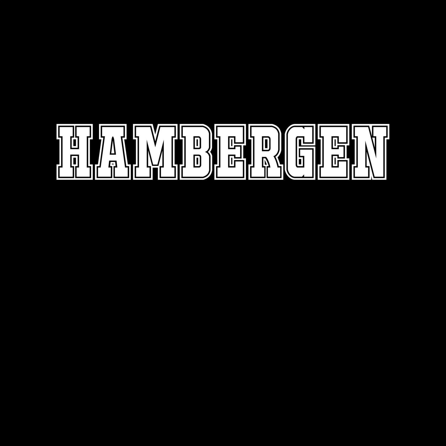 Hambergen T-Shirt »Classic«