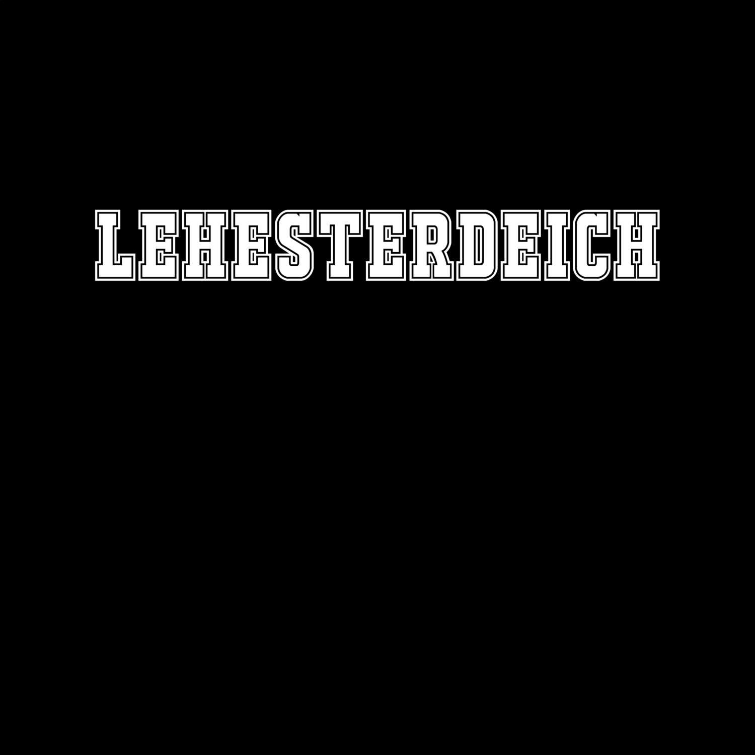 T-Shirt »Classic« für den Ort »Lehesterdeich«