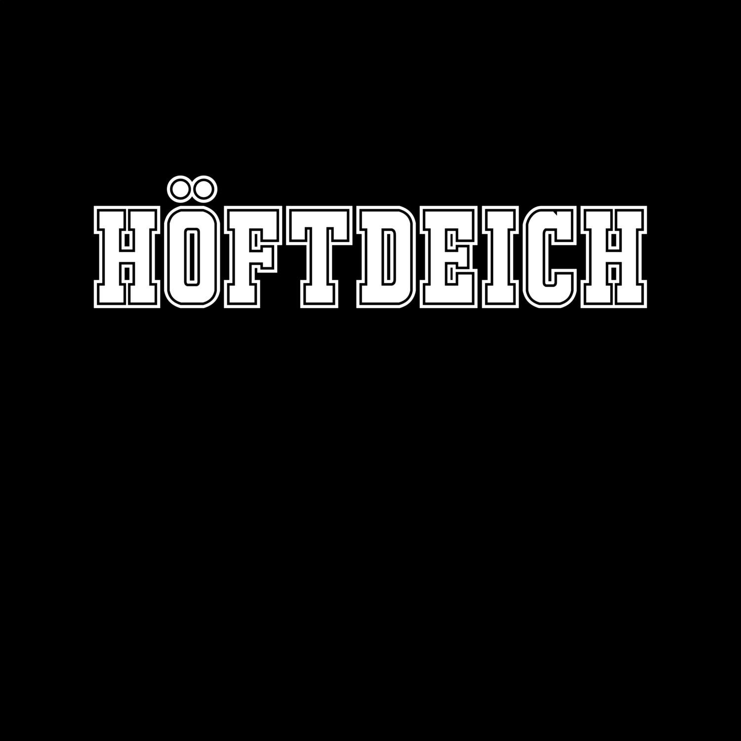 T-Shirt »Classic« für den Ort »Höftdeich«